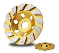 NuoDunco Meule diamantée standard de qualité supérieure - 125 mm x 22,2 mm - Pour béton, plâtre, granit, résine, colle à carrelage, pierre naturelle, etc
