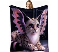 Nuphtun Couverture Polaire 240 x 260 cm Animal Gris, Couverture Canapé Grande Taille Usage Multiple comme Couette d'Appoint, Assure Une Protection Contre Le Froid, AW2040