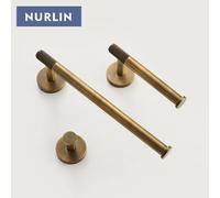NURLIN-Crochet mural mométrage en laiton bronze antique, porte-papier hygiénique, porte-serviettes HOHardware T1 BA01AB-HD160