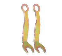 Nurnesy Lot de 2 clés de réglage pivotantes de porte pour portes coulissantes, 3/8 pouces ouvertes, 7,6 cm de longueur, outil de réglage rotatif en acier inoxydable pour portes de sac d'armoire