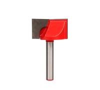 NUSHKI 1pc 28mm Coupe-bois Fond Nettoyage Gravure Bits 6mm Tige CNC Fraise Bois Routeur Bit,6x30mm