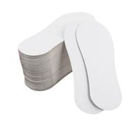 NUSITOU 100 Pièces Inserts en Papier pour Chaussettes Invisibles Blanches Femme, Organisateur Pratique et Léger pour Socquettes Basses Bateau