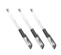 NUSITOU 3 pièces aiguille à cigare en acier inoxydable, outil de perforation compact avec étui en forme de stylo, compatible universellement pour cigares, idéal pour soirées et événements