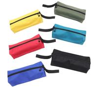 NUSITOU 6pcs Sacoche de Rangement pour Outils en Tissu Oxford Imperméable à Fermeture Éclair, Portable et Polyvalent, pour Usage Professionnel et Bricolage