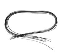NUSITOU Bandes de Reliure de Guitare Noire en Abs 1650x6x1,5 Mm, Lot de 10 Pièces, Protection Facile à Installer pour Guitares Classiques et Décoration D'instruments
