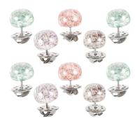 NUSITOU Boutons sans Couture et Épingles à Bouton pour Chemises Femmes, Lot de 10, Accessoires Couture en Plastique et Métal, Utilisation Polyvalente pour Vêtements et Décolletés
