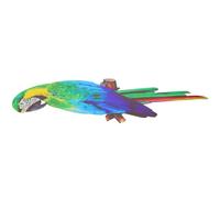 NUSITOU Décoration Murale Toucan Métal Ornement Suspendu Réaliste pour Intérieur et Extérieur Décoration Oiseaux Vivante pour Salon et Jardin
