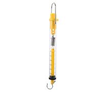 NUSITOU Dynamomètre Mécanique à Ressort 2pcs Capacité 25n 2500g en Plastique avec Crochet Suspendu pour Expérimentation Physique en ouleur Aléatoire