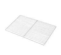NUSITOU Grille de Cuisson Barbecue Acier Inoxydable, Grillage à Barbecue | Panier Barbecue Argenté, Soudure Entre Deux Fils de Cadre, Bords Polis