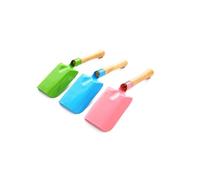 NUSITOU Lot de 2 Pelles de Jardin en Bois et Fer pour Bêcher Le Sol, Outil Compact pour Plantes Vertes et Petits Espaces comme Garage ou Abri Couleur Aléatoire