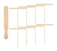 NUSITOU Répartiteur de Pâte en Bois pour Crêpes, Spatule de T, Accessoire Cuisine Exquis pour Étaler la Pâte Crêpière, Set 1 Pièce
