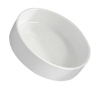 NUSITOU Soucoupe pour Plantes en Céramique Blanche Ronde 1 Pièce