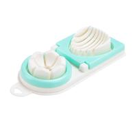 NUSITOU Trancheuse à Œufs Double Tête Multifonction en Acier Inoxydable Confortable et Facile à Tenir pour Couper Œufs Durs