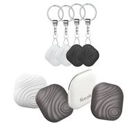 Nutale Air Tag Localisateur D'objets de Clé Portefeuilles Traceur Lot de 4 - iOS Uniquement - Fonctionne avec l’app Localiser avec Porte Clés - pour Clés, Portefeuille, Sacs, Valises