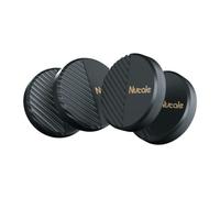 Nutale Mate Localisateur D'objets de Clé Portefeuilles Noir 4PCS Key Finder Téléphone Chercheur Trouve-clés Porte Clés Localisateur et Traqueur Sonore pour Retrouver Clés