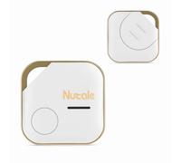 Nutale Pro Localisateur D'objets de Clé Portefeuilles Blanc - 1PCS Key Finder Anti-Perte Téléphone Chercheur Alarme Trouve-clés, avec Porte Clés Localisateur