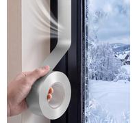 NUTKIT Joint Isolation Ruban d'étanchéité pour Porte et Fenêtre 3cm × 20m | Ruban Résistant aux Intempéries Transparente Autocollant, Imperméable, Anti Vent Poussière l'air Froid, pour Fenêtre d'hiver