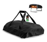 NutriChefKitchen Sac de Four à Pizza Portable - Housse en Tissu Oxford 300D Durable et Robuste avec bandoulière et poignée en Nylon, protège de la poussière et des dommages, idéal pour Les Voyages,
