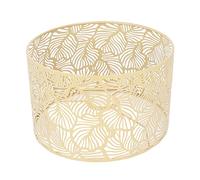 Nutriess Decorative Lampe Shade Modern Simple pour E14 E27 Bulbes Black Light Lampe Shade Home Decoration Table (Or)