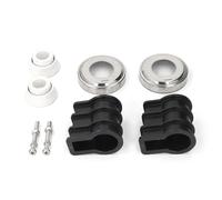 NutriEss Kit de Remplacement d'échelle de Piscine, plaques d'écusson en Acier Inoxydable, boulons de Pare-Chocs, écrous, pièces de Main Courante d'ancrage, Accessoires d'entretien Hors