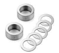 Nuts OT nuts Lot de 100 rondelles ultra fines M8 x 12 x 0,3 mm en acier inoxydable 304, rondelles de carrosserie M8 rondes, rondelles de sécurité pour vis, boulons et écrous