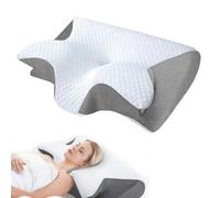 nuviya papillon 3 oreiller,oreiller ergonomique mousse à mémoire de forme,Oreiller Gamaneo,coussin Cervicales Douloureuses,Ergonomique Cervical Memoire De Forme,2 En 1 Orthopédique À Mémoire De Forme