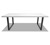 Nuvola - Plan de table à manger 160x90x5 cm / Blanc