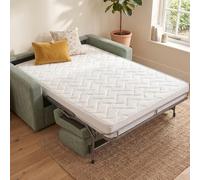 Nuvole di Sonno - Matelas carré et demi Lux pour canapé lit à rabat en mousse à mémoire de forme H 14 super ergonomique, revêtement hypoallergénique fabriqué en Italie (MEMORY H 14, 120 x 190)