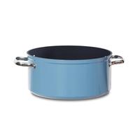 Nuwave Marmite en Céramique Duralon Blue de 4,7 L en Bleu Douillet, sans PFAS, Compatible avec le Lave-Vaisselle, le Four et l’Induction, Anti-Rayures et Poignées Résistantes à la Chaleur