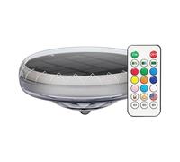 Nuyhadds Sphère LED flottante étanche - 3 réglages de gradation, 9 modes d'éclairage, lumière de piscine télécommandée | Boule lumineuse submersible à énergie solaire à changement de couleur pour
