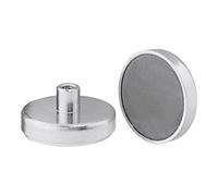nVent HOFFMAN Aimant plat avec filetage intérieur, Ferrite,⌀: 63 mm Quantité:1