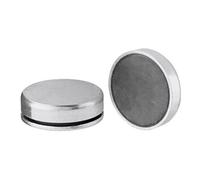nVent HOFFMAN Aimant plat sans taraudage, Ferrite,⌀: 80 mm Quantité:1