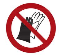 nVent HOFFMAN HOFFMANN Panneau d’interdiction Utilisation de gants interdite, type : 04200 Quantité:1