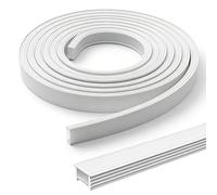 NVGFTG Diffuseur LED T2010 - 4 m - Profilé LED en silicone - Cache LED laiteux - Pour bandes lumineuses LED ou guirlandes lumineuses néon d'une largeur inférieure à 15 mm (pas de bande LED)