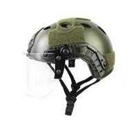 NVISRHDP Casque de Protection léger avec 90 Lunettes PC détachables | Avec rail de guidage modulaire DIY et bandoulière réglable