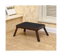 nviusdSJ Tabouret d'appoint, Conception Pliable, Support en métal, sûr et antidérapant, Charge Stable, adapté à Plusieurs scénarios(Brown)