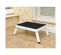 nviusdSJ Tabouret d'appoint, Conception Pliable, Support en métal, sûr et antidérapant, Charge Stable, adapté à Plusieurs scénarios(White)