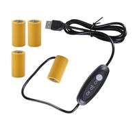 NVOQILIN Câble de batterie factice USB vers 3 V 4,5 V 6 V LR14 C pour 2 à 4 piles LR14 C pour jouet, contrôleurs, chauffe-eau