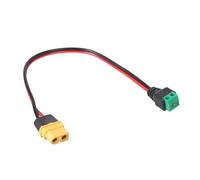 NVOQILIN Connecteur mâle femelle vers vis 2 broches Texture 28 cm Longueur pour Robots Charge Batterie Link Câble