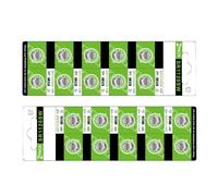 NVOQILIN Lot de 10/20 piles bouton AG8 LR1120 - Fonctionne pour plusieurs petites calculatrices électroniques - Batterie à potentiel stable