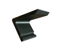 NVOQILIN Support de tourne-disque avec angle en forme de L, support d'affichage avec rails de protection avant pour étagères de bureau, support de tourne-disque, support de bureau incliné pour la