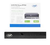 NVR POE PNI House IP710J, 10 Canaux 4K 8MP, 4 POE et 6 IP avec Switch PNI POE ou H.265 Normal