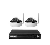 NVR, RobiCam, caméras dôme, 5 MP, haute résolution, vidéosurveillance, caméras IP, système NVR, sécurité à domicile et au bureau, surveillance HD