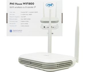 NVR sans fil PNI House WIFI800 8 canaux 5 MP ou 4 canaux 4K 8 MP Annonce vocale