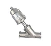 NVSFZGIYG DN40 Steeleumatic Valve de siège d'angle à installation rapide en acier inoxydable normalement fermée (ouverte-unique)