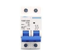 NVSFZGIYG Mini-disjoncteur 2P AC MCB TOB1-63 C Type 230/400 V~ 50 Hz/60 Hz 6 A, 10 A, 16 A, 20 A, 25 A, 32 A, 40 A, A, 63 A, 1 pièce(2P 25A)