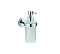 nwb Seifenspender Pro 020 P02412 chromé , verre satiné, avec chromé montage