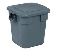 Collecteur BRUTE 106 litres, carré, en PP, gris