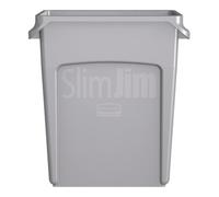 NWL Poubelle de tri 60 l H635xl279xP558mm gris avec canaux d'aération Quantité:1