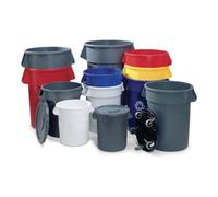 NWL RUBBERMAID Couvercle empilable gris foncé Ø 400 mm pour bac polyvalent 38 l Quantité:1